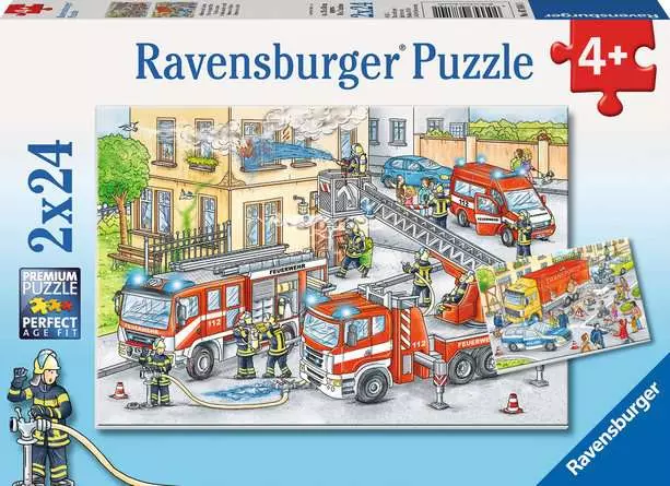 Kinderpuzzle ab 4 Jahren - Helden im Einsatz - 24 Teile