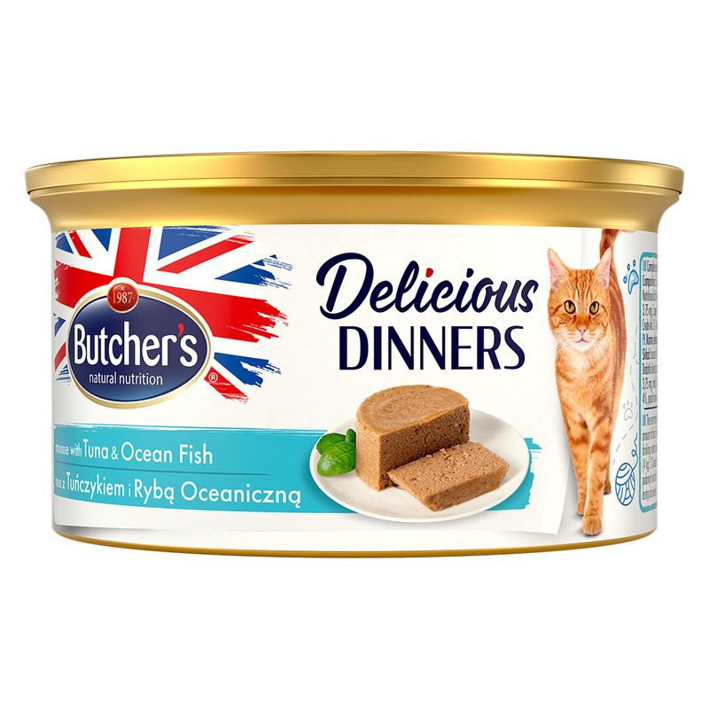 Sparpaket Butcher's Delicious Dinners Katze 48 x 85 g | bitiba %