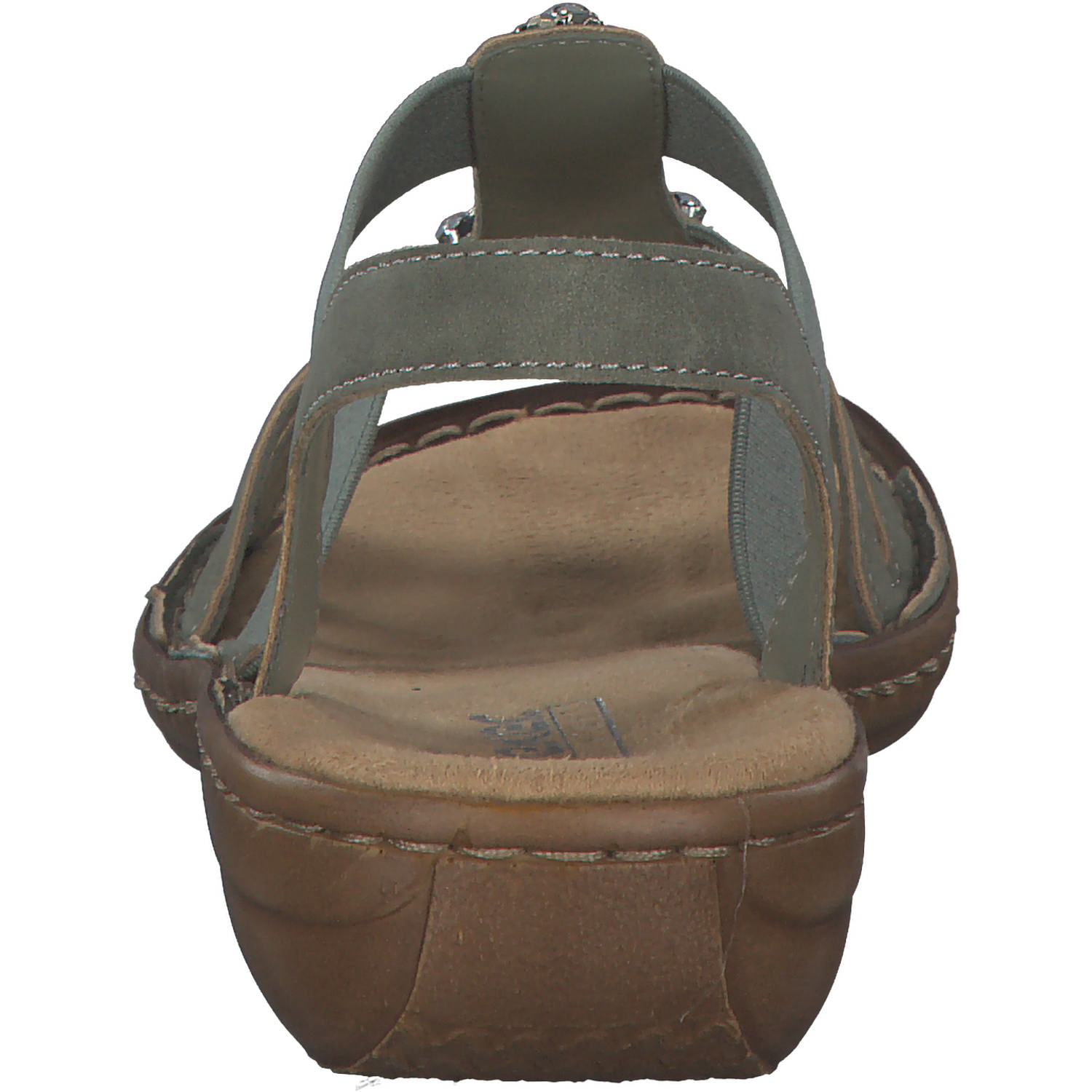 Rieker 60839, Keilsandaletten, Damen, schilf