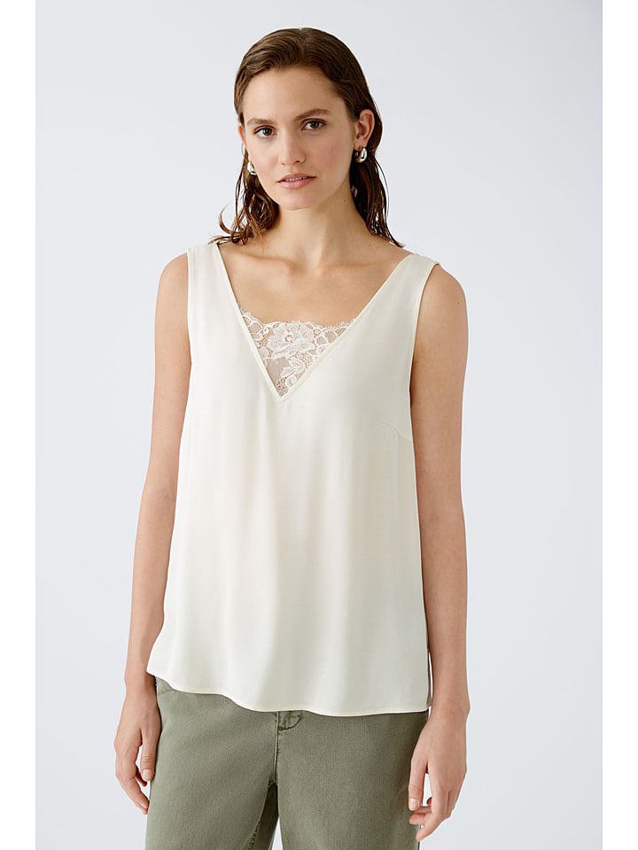 Oui Top in Creme günstig kaufen