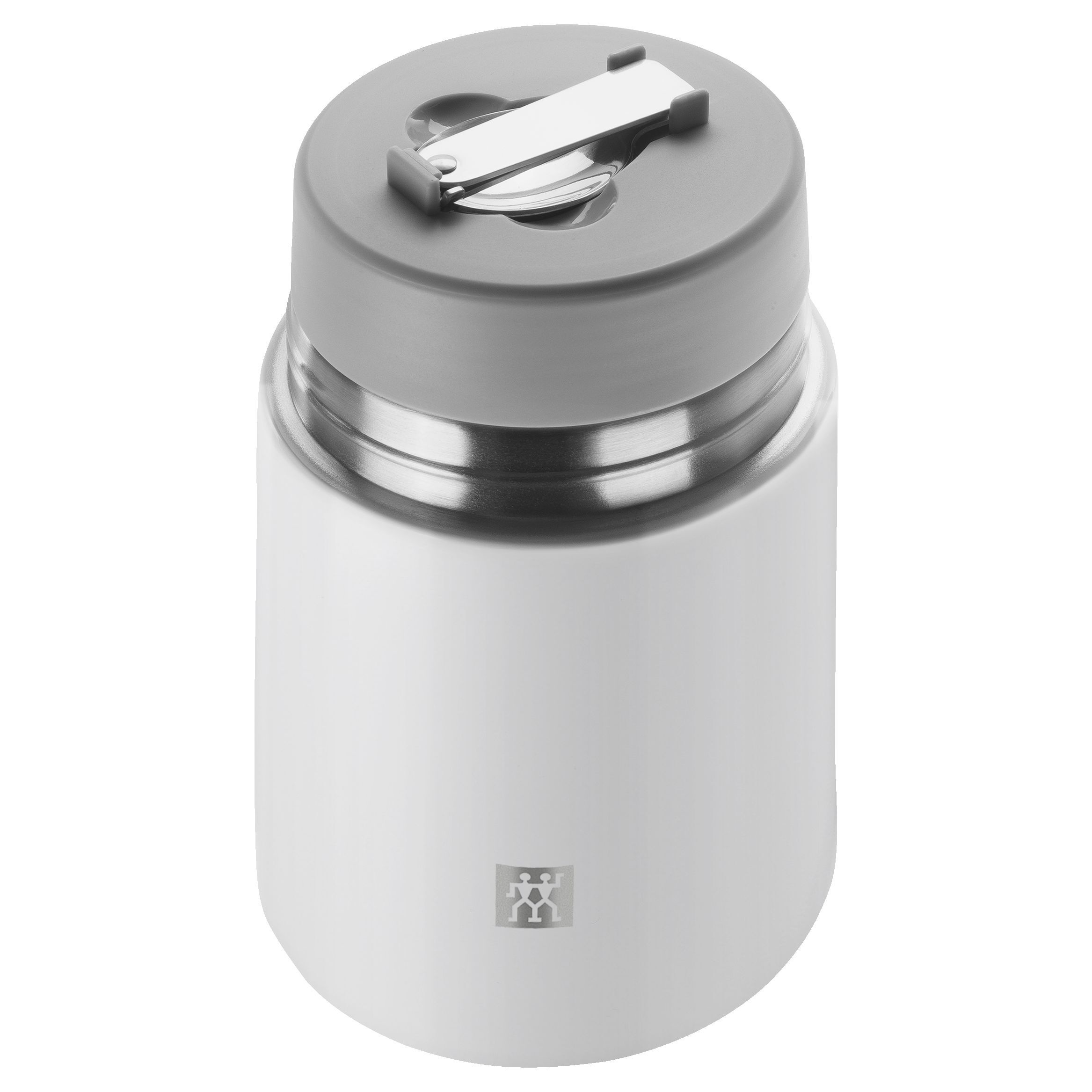 Speisegefäß, 700 ml, Edelstahl, Weiß-grau