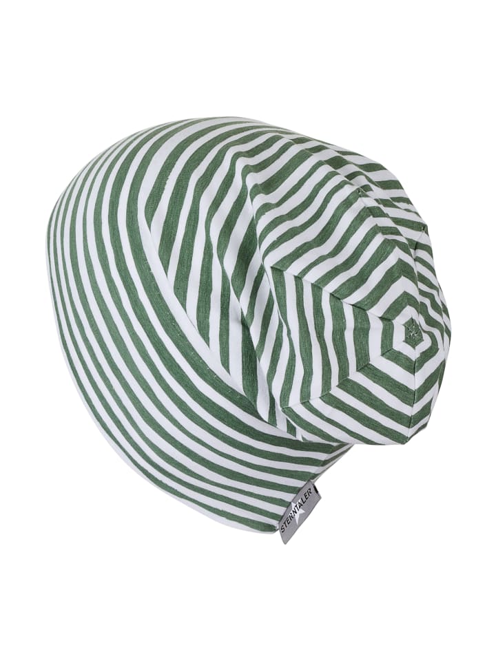 Sterntaler Beanie Streifen in sattes grün günstig kaufen
