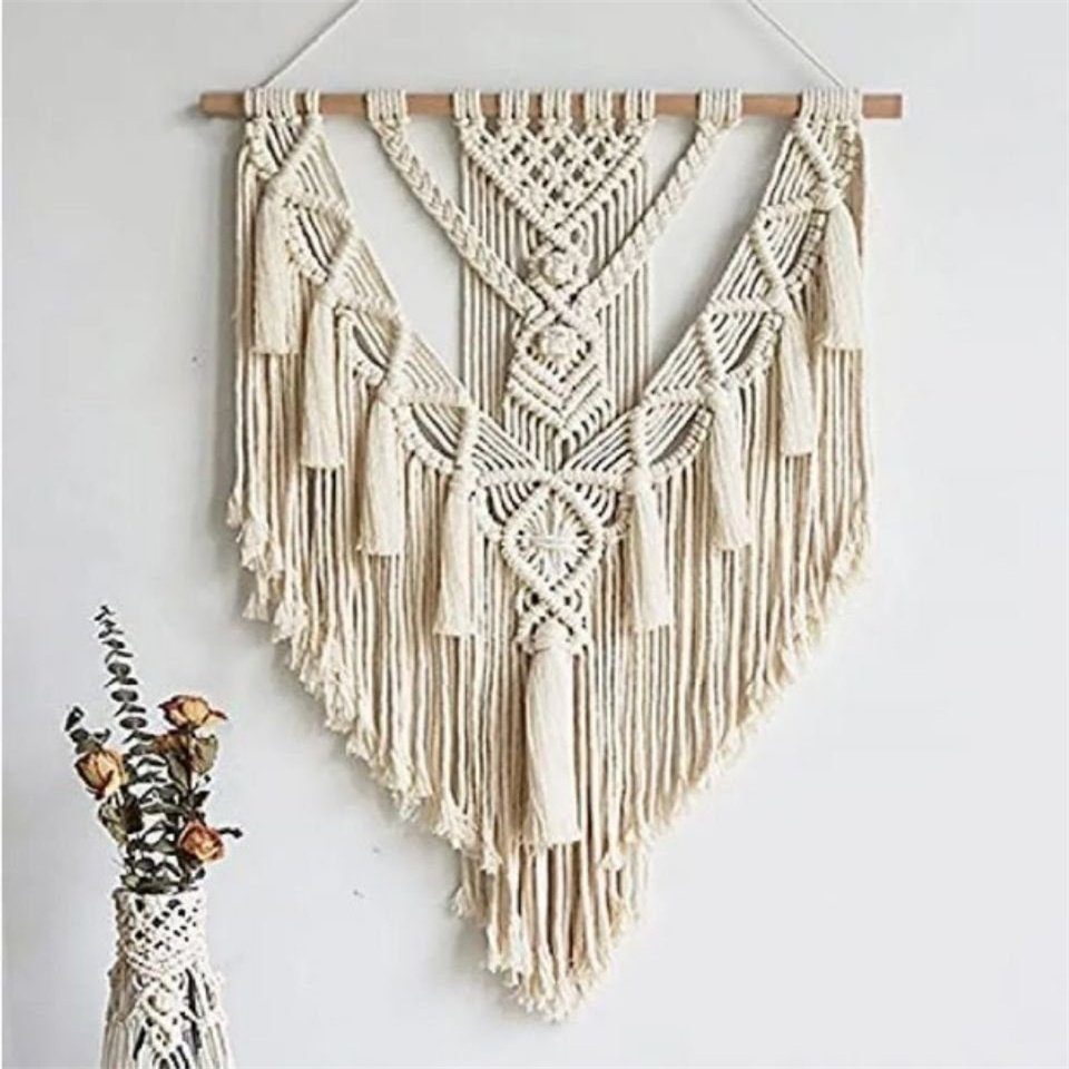 Wandteppich Wanddeko Wandteppich Chic Böhmische Tapisserie Gewebte, Lamon, Höhe: 700 mm, Gewebter Wandteppich aus Baumwolle