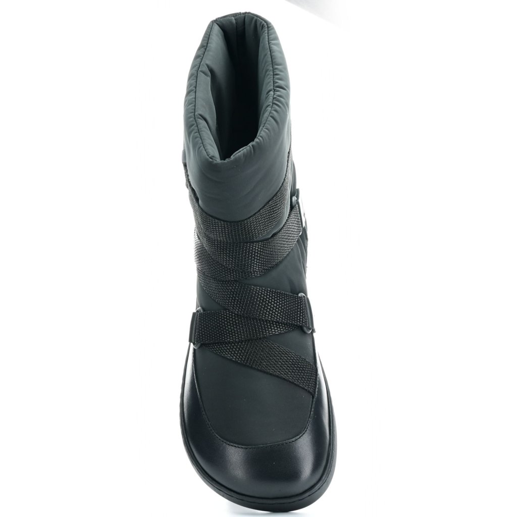 Shapen Frosty Black schwarze Winterbarfußschuhe