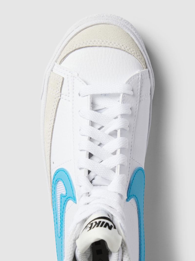 High-Top-Sneaker mit Label-Details Modell 'BLAZER' in weiß