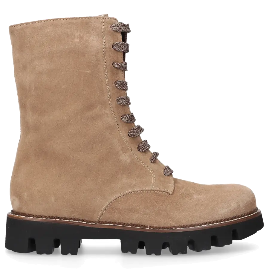 EN AVANT - Stiefeletten 0526 Veloursleder - beige