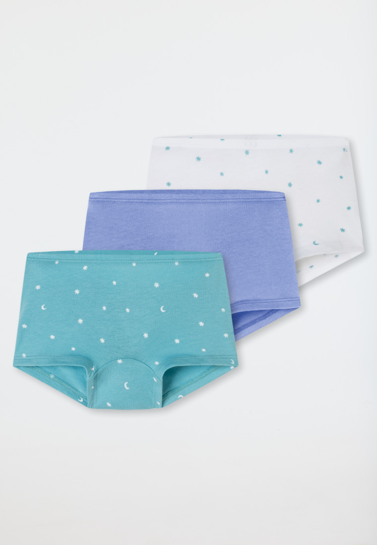 Shorts 3er-Pack Sterne Monde mehrfarbig - 95/5