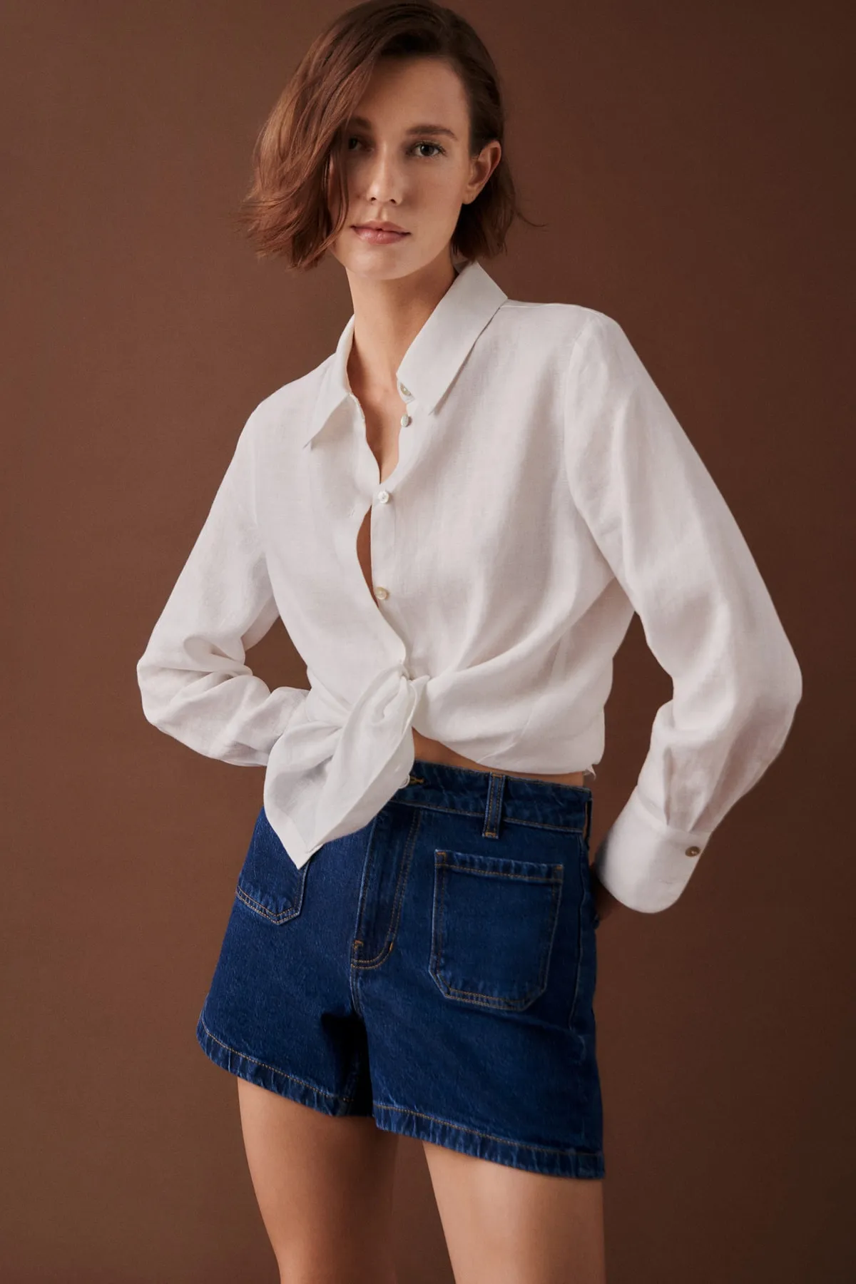 MANGO  37010353 Damen/Mädchen Dunkelblau
