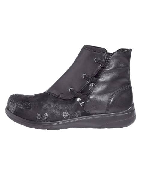 Stiefelette mit seitlichem Reißverschluss