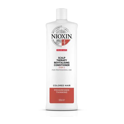 Nioxin System 4 balzam za obnovo lasišča, varen za barvano kožo 1000 ml