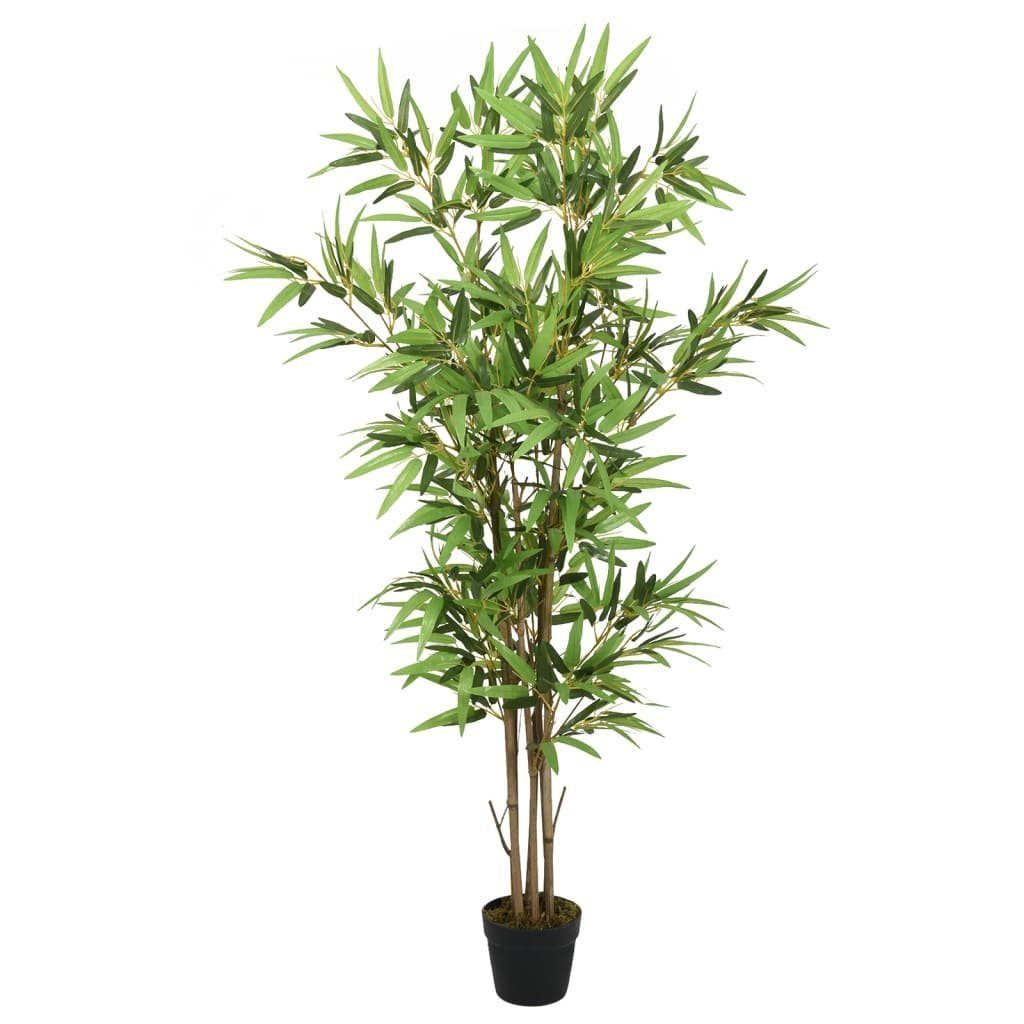 Kunstrasen Bambusbaum Künstlich 368 Blätter 80 cm Grün, vidaXL, Höhe: 80 mm