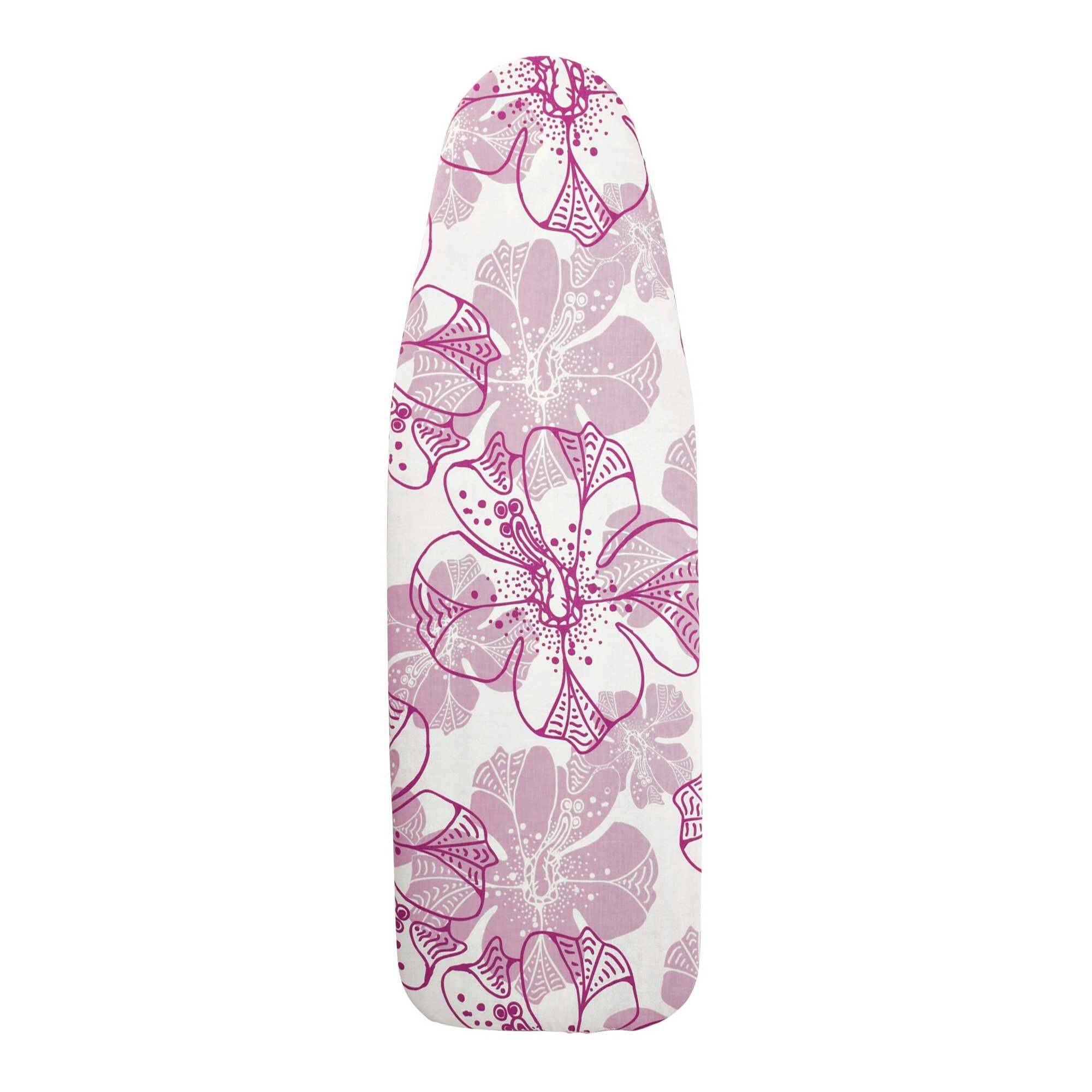 Housse repassage bi-extensible imprimée fleurs