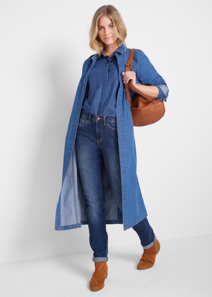 Komfort-Stretch-Jeans, Straight