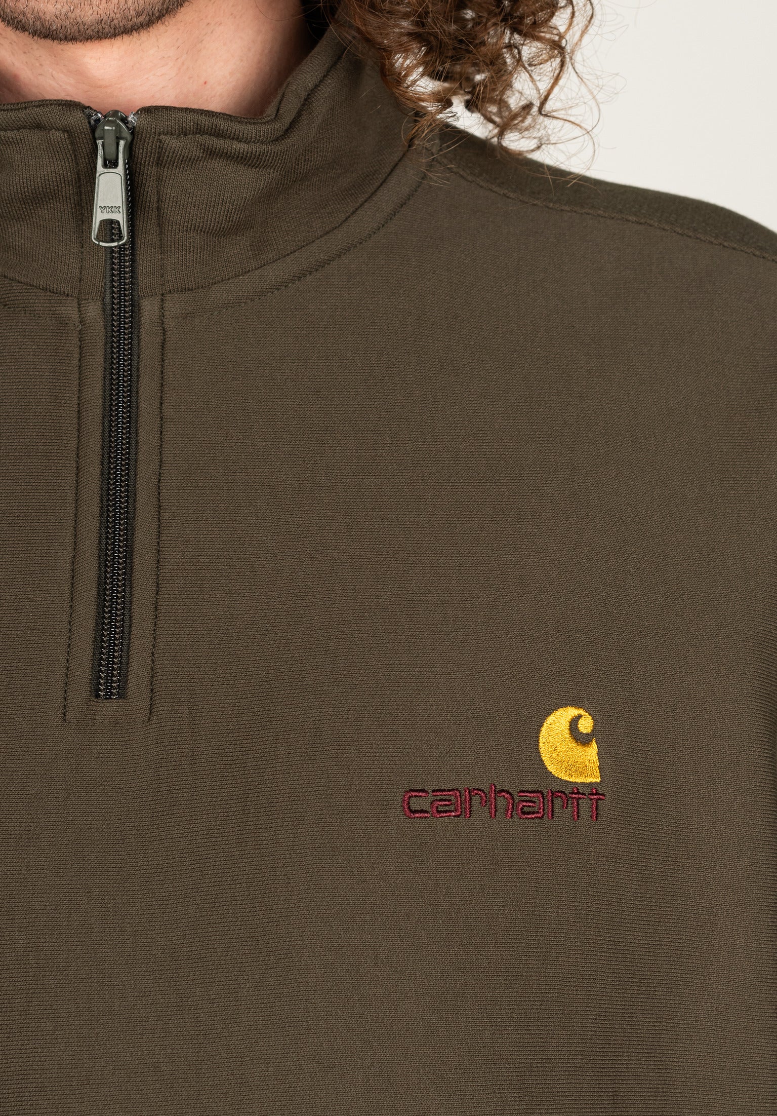 Half Zip American Script