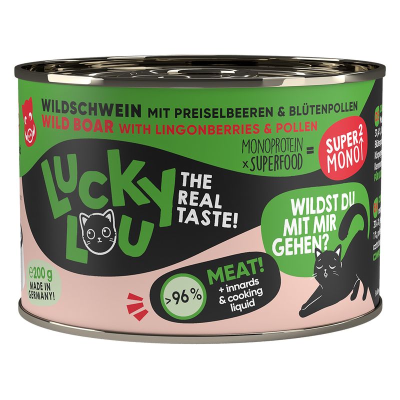 Sparpaket Lucky Lou SuperMono² 24 x 200 g zu TOP-Preisen | bitiba