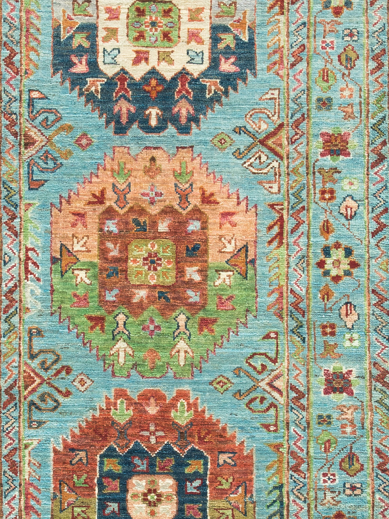 Kazak Ghazni ca. 75 x 290 cm, Unikat / Einzelstück