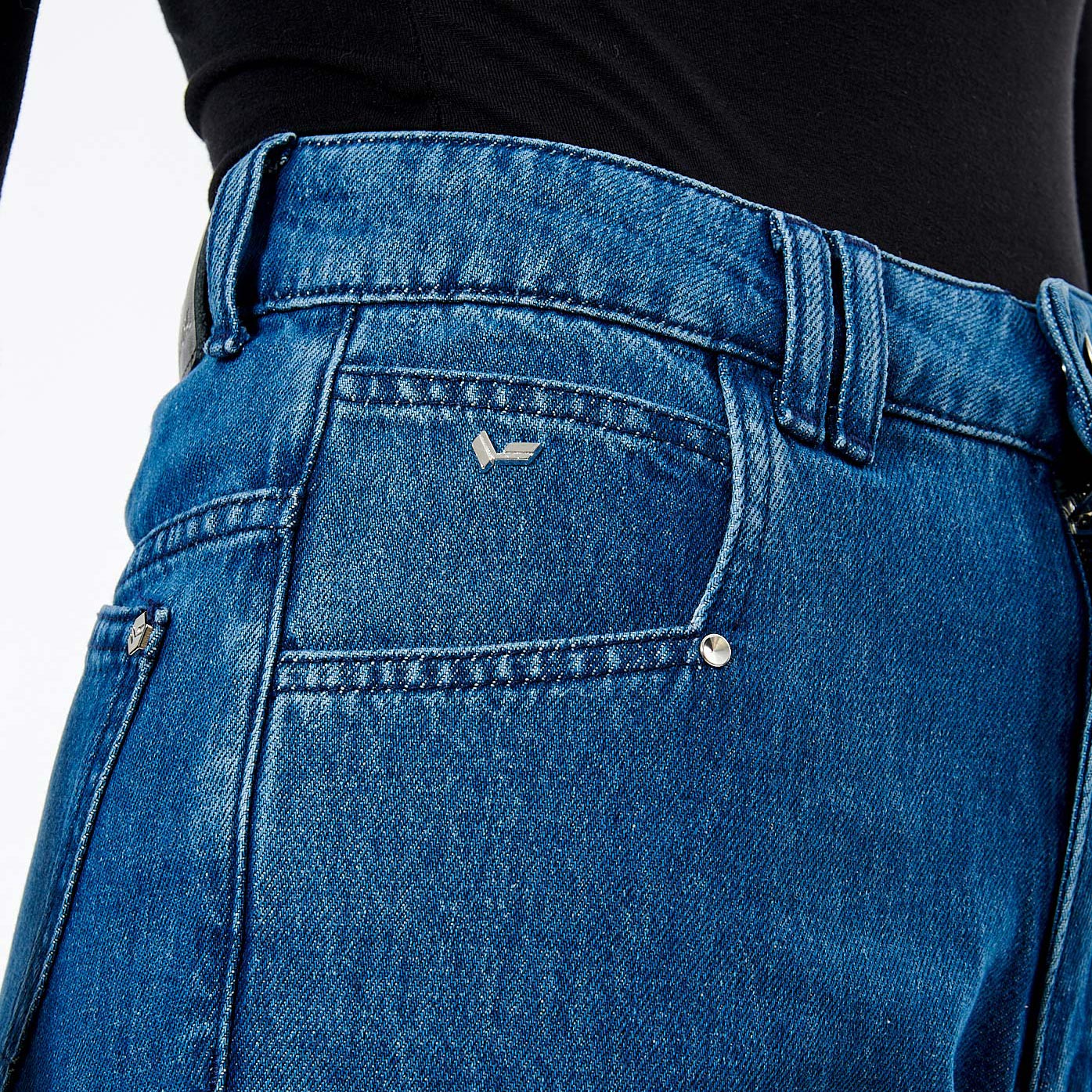 DUDE   Jean loose femme 100% coton