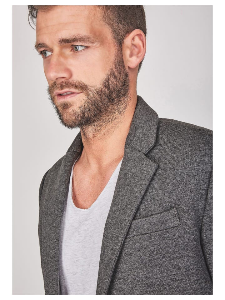 Steffen Klein Sweat-Sakko Centered in grau günstig kaufen