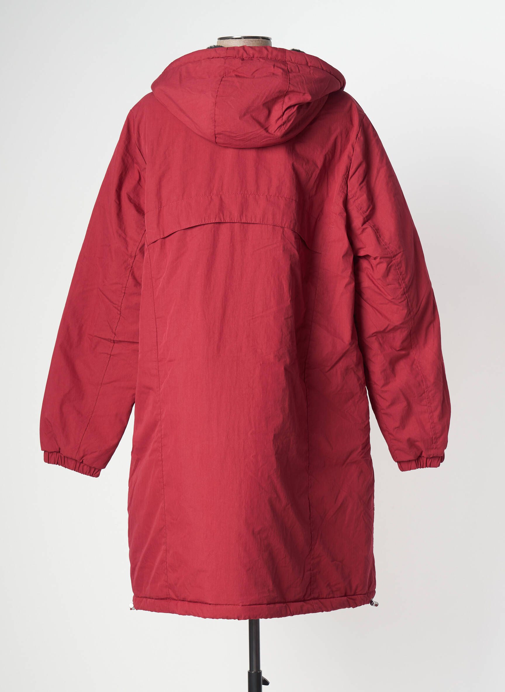 Ciso Parkas Femme couleur rouge