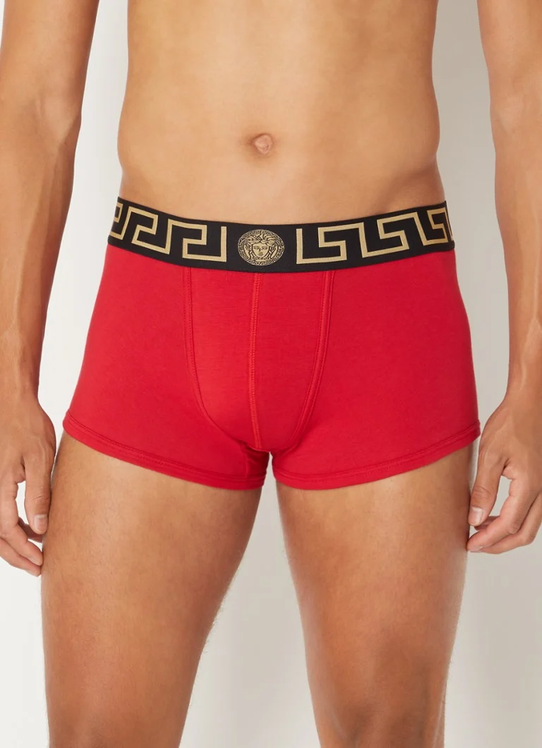 Versace Boxer Shorts with logo waistband
