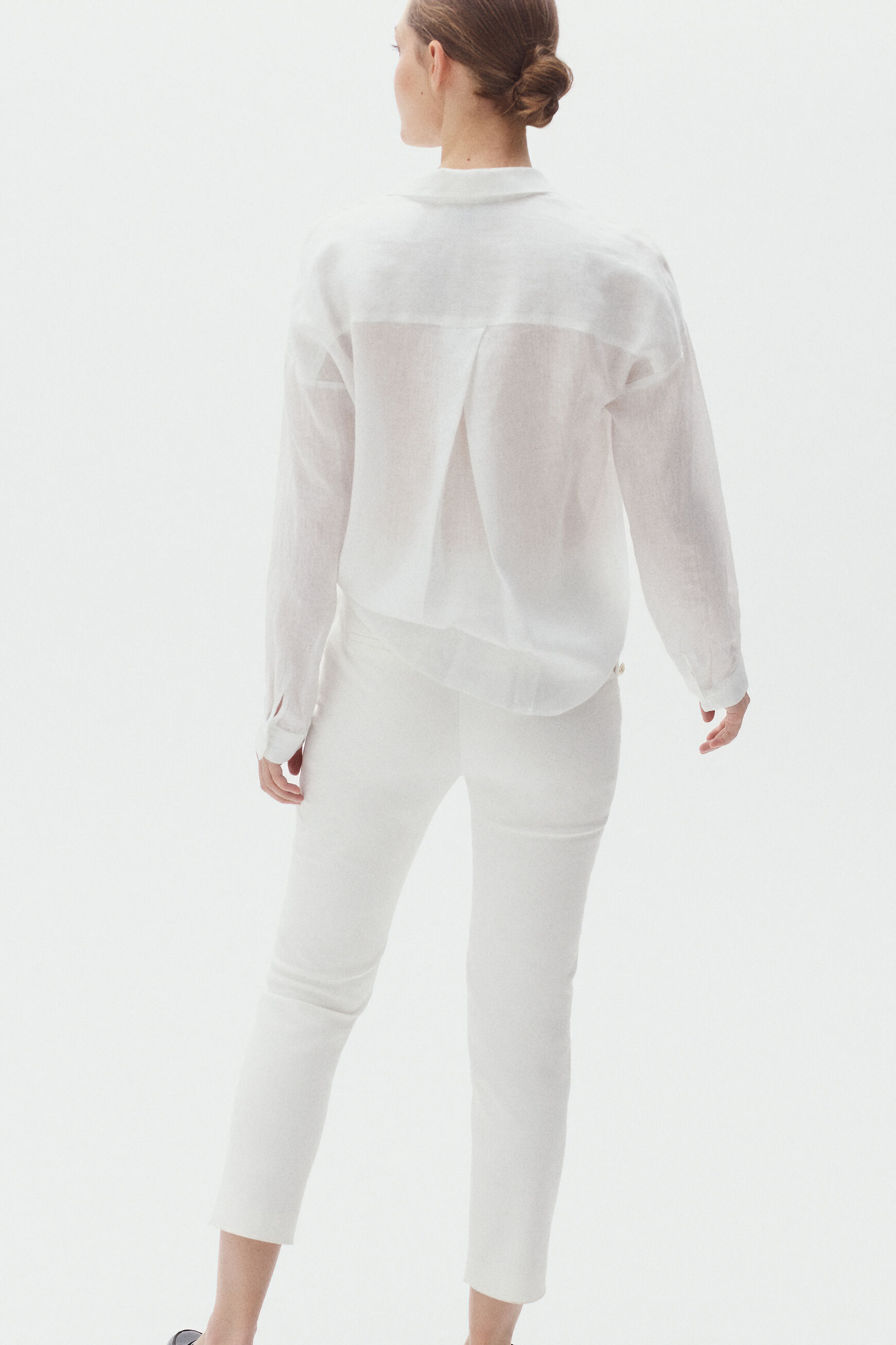 pantalon marion ecru femme
