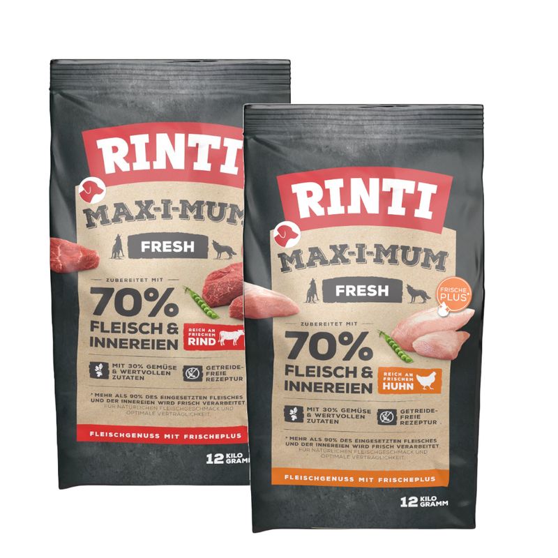 Mix-Sparpaket RINTI Max-i-mum Trockenfutter