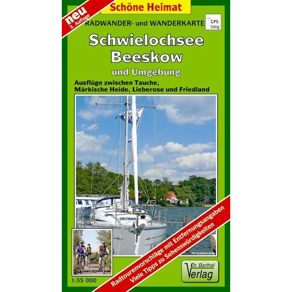 Schwielochsee, Beeskow und Umgebung 1 : 35 000. Radwander-und Wanderkarte - Wanderkarte