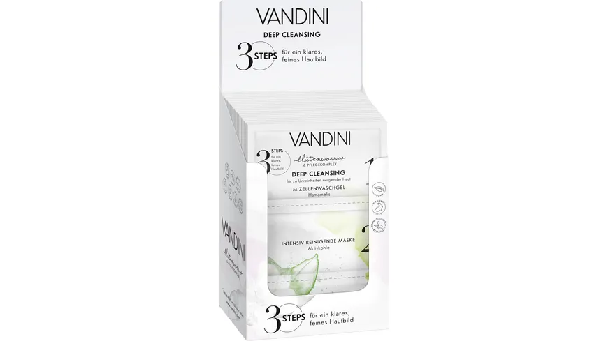 VANDINI DEEP CLEANSING Maske 3-Kammern-Sachet 12 ml