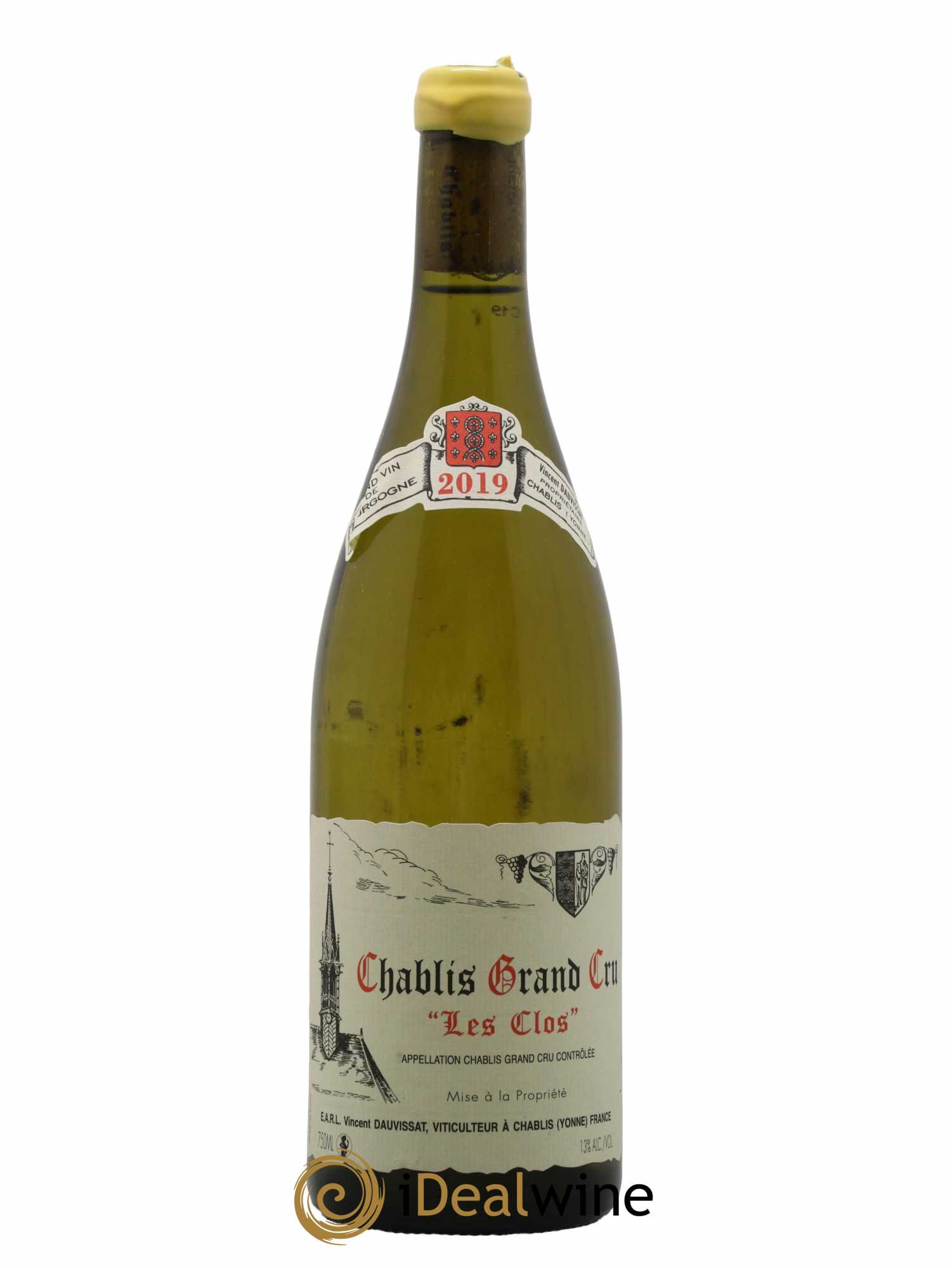 Chablis Grand Cru Les Clos Vincent Dauvissat (Domaine)  2019 - Lot de 1 Bouteille