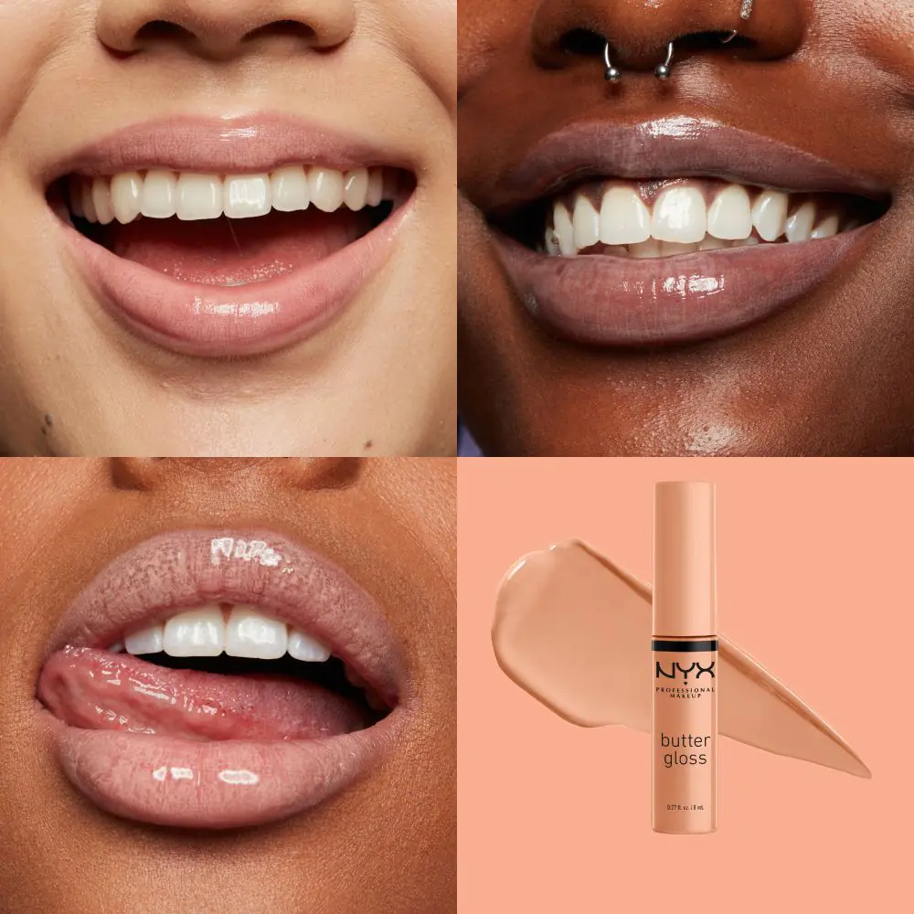 NYX sviesto blizgesio „Fortune Cookie“ lūpų blizgesys