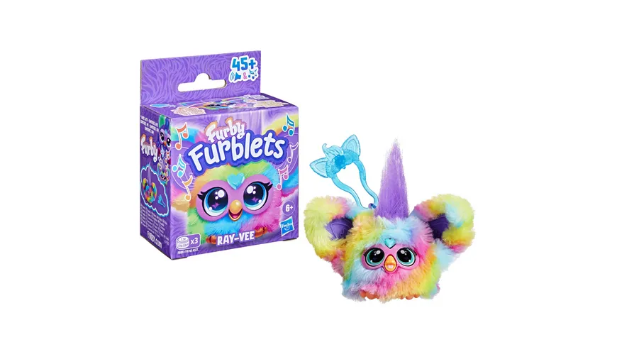Hasbro - Furby Furblets Mini elektronisches Plüschspielzeug, 1 Stück, sortiert