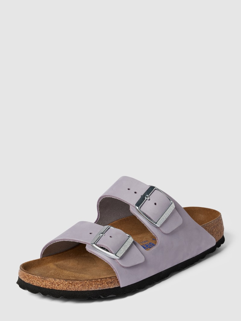 Sandalen mit Dornschließe Modell 'Arizona' in lavendel