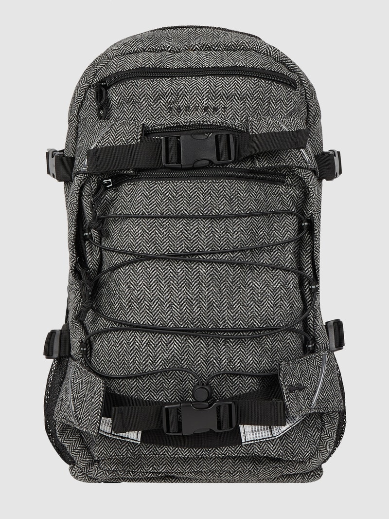 Rucksack mit Außenfächern Modell 'Louis' in mittelgrau meliert