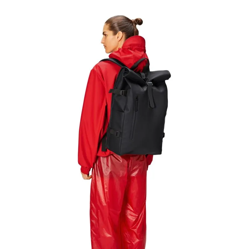 Rains Rolltop Rucksack Large W3 - Black