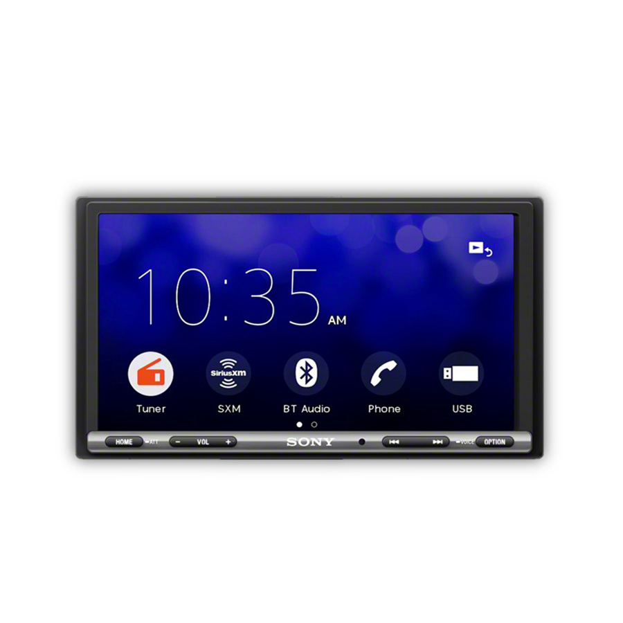 Sony XAV-AX3005ANT Autoradio/Mediacenter mit Sprachsteuerung, DAB-Empfänger, Bluetooth, 17,7 cm (6,95") Touchscreen-Display, Apple CarPlay/Android Auto, Navigation, 2-DIN - ATU