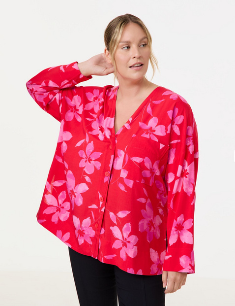 Legere Bluse mit Floralprint