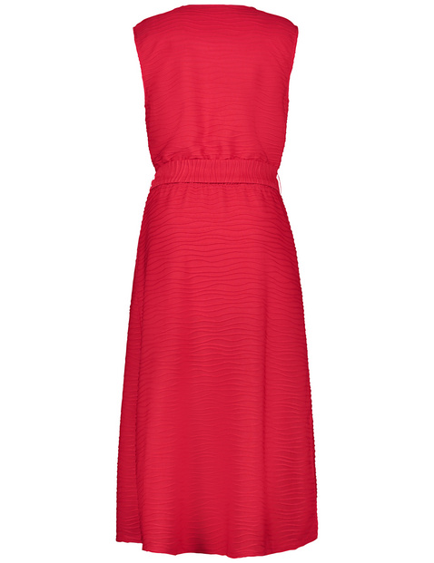 Ärmelloses Kleid aus Struktur-Jersey