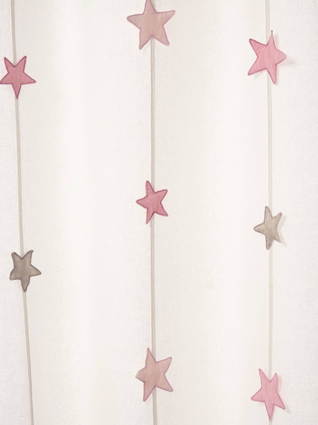 Rideau tamisant Étoiles rose