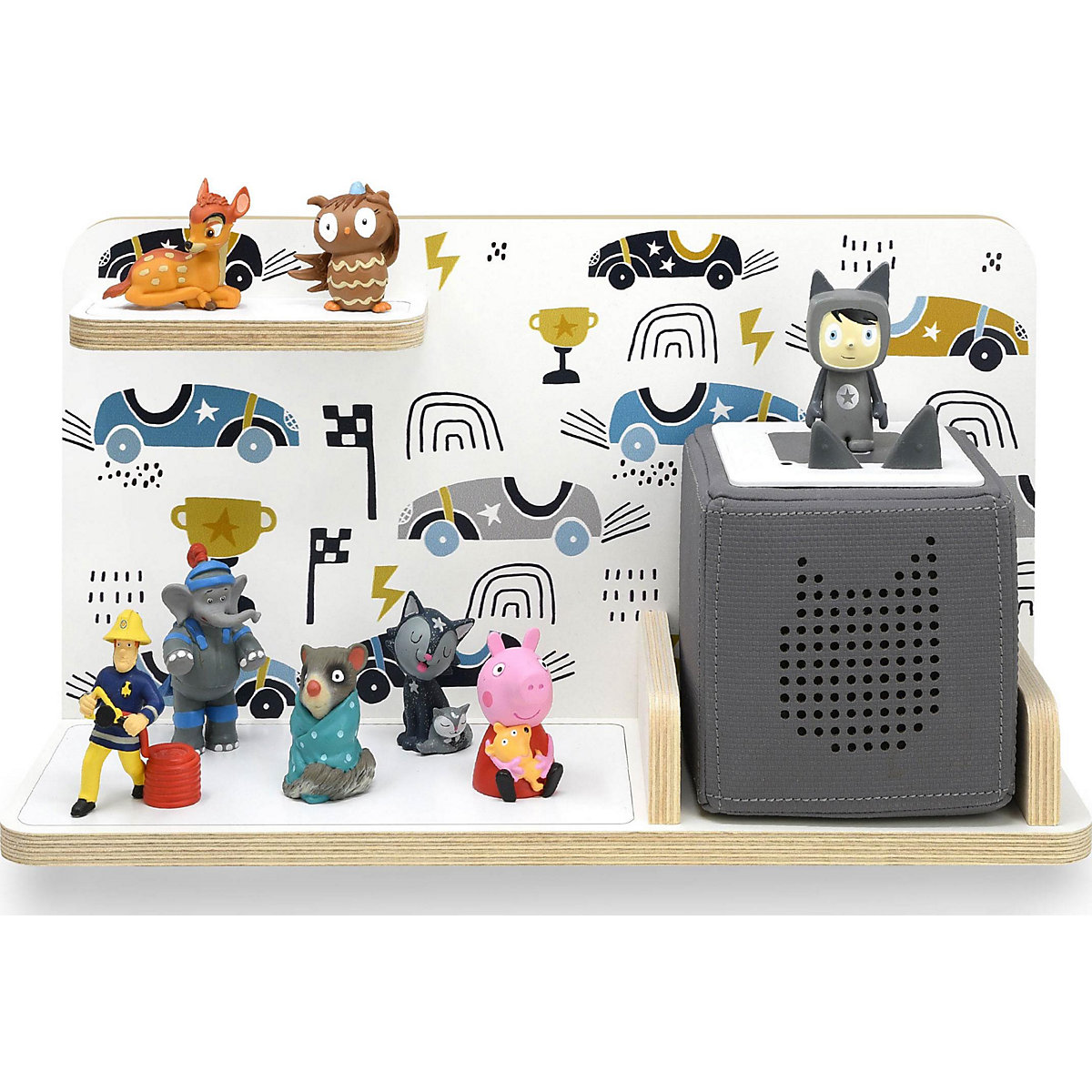 Regal für Musikbox Retro cars, klein - geeignet für Toniebox