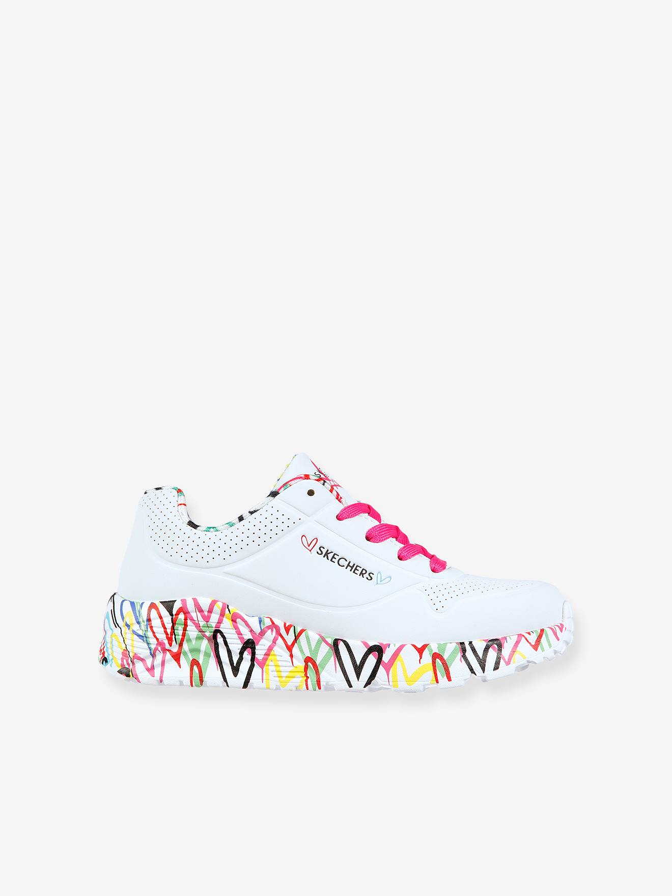 Skechers Kinder Sneakers UNO LITE - LOVELY LUV 314976L-WMLT SKECHERS - weiß