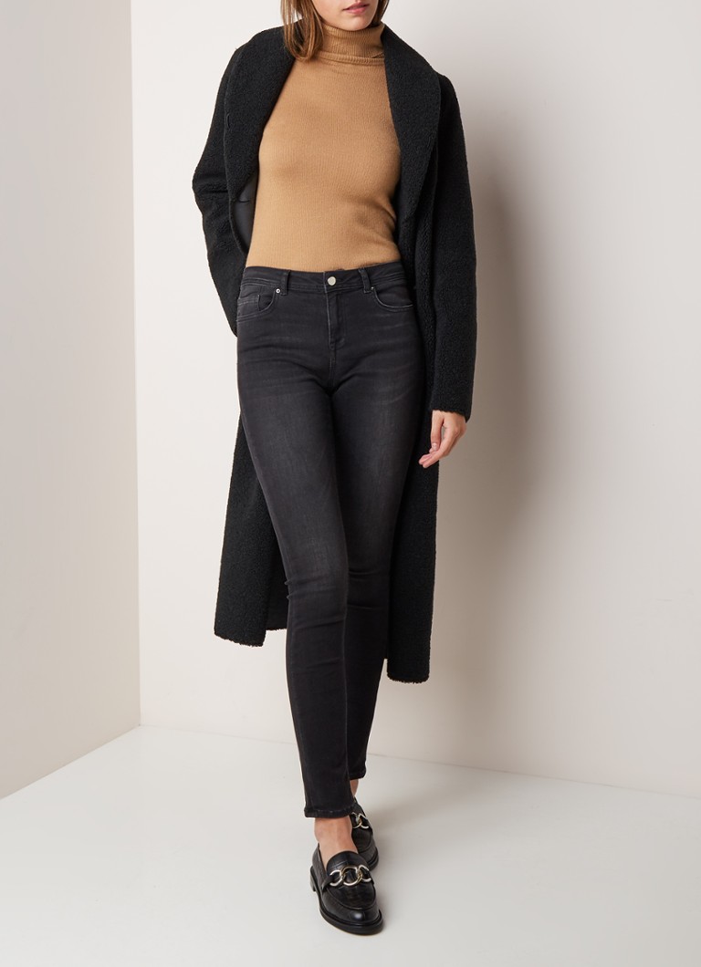 Blugi skinny cu talie medie Aimi de la Ba&sh