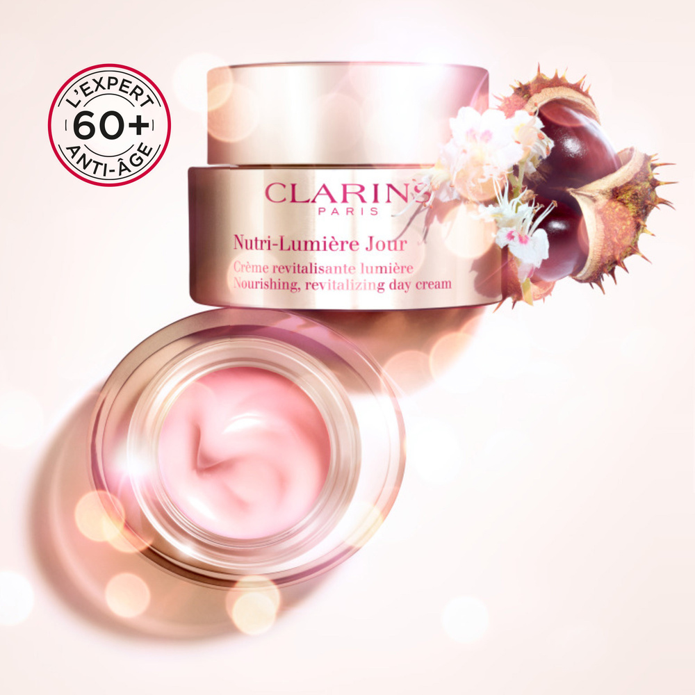 Clarins Nutri-Lumière Jour Crème revitalisante lumière Soin anti-âge 60+