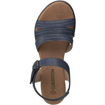Claverton Sandale in blau