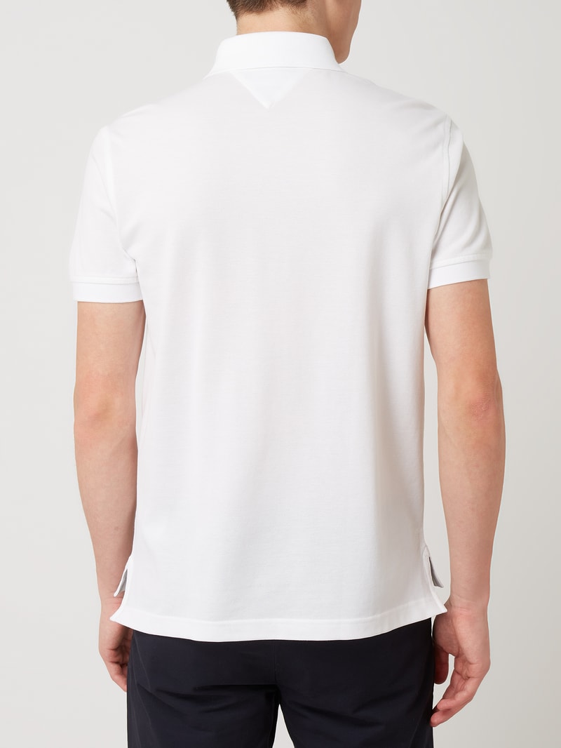 Regular Fit Poloshirt aus Piqué in weiß