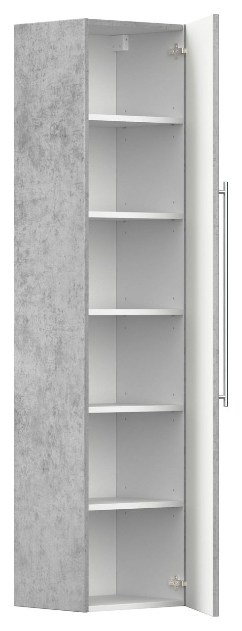 Posseik Badmöbel-Set Teramo 100 cm (4-teilig) Beton EEK: F