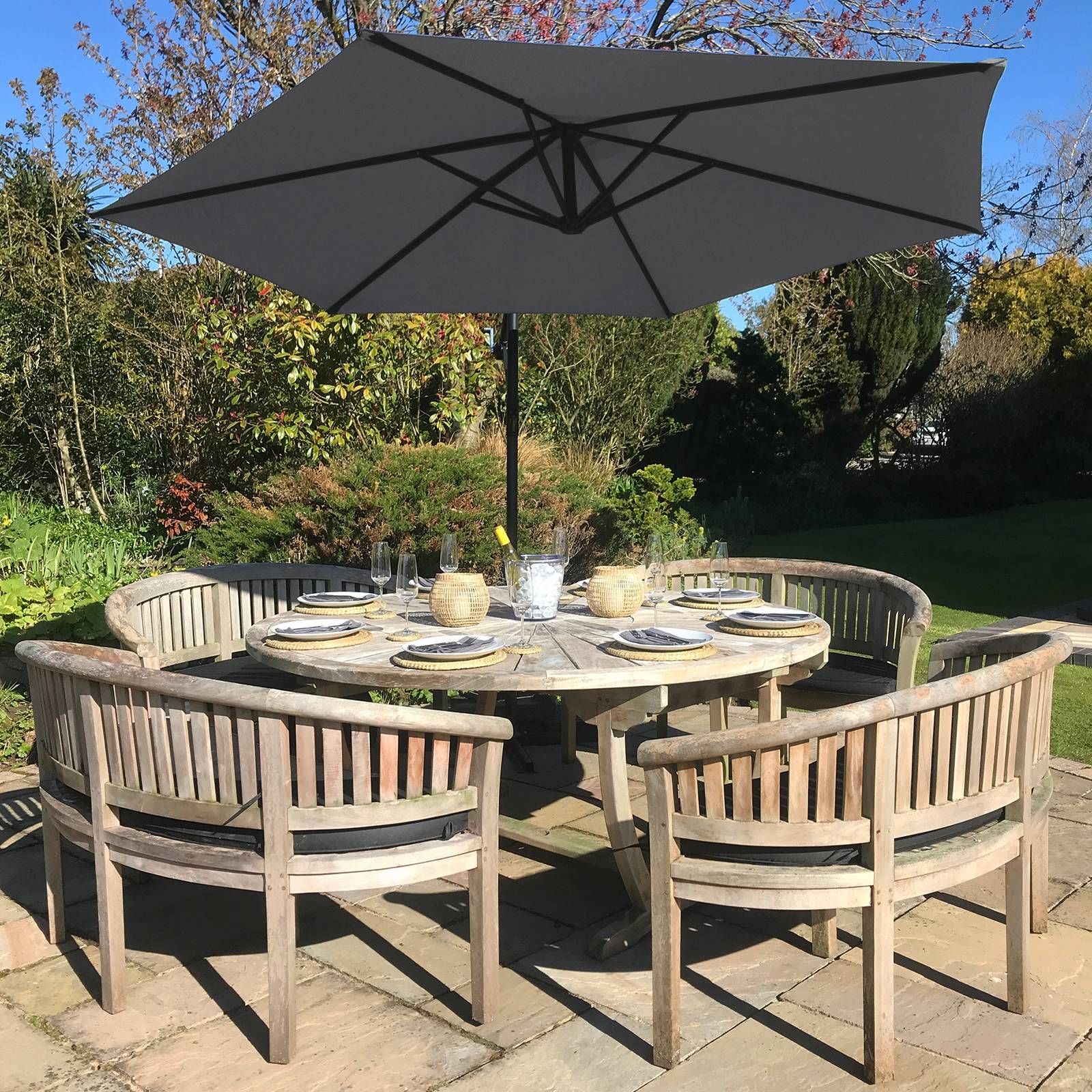 Monstershop 300 freitragender Sonnenschirm