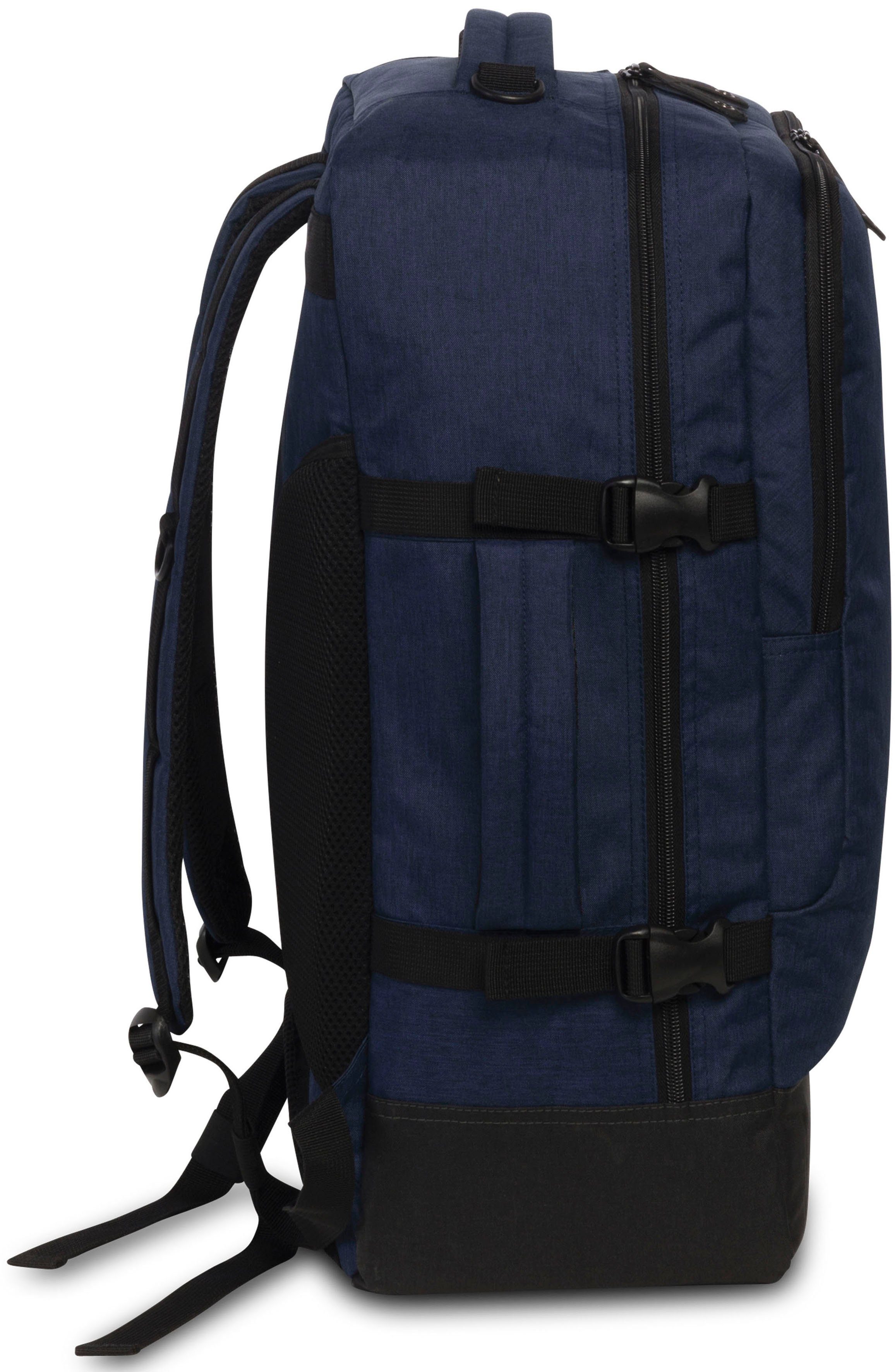 BESTWAY Reiserucksack Cabin Pro Retro, 40 l, marineblau, mit Laptopfach