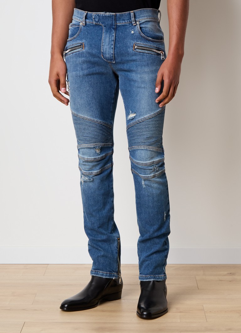 Balmain slim fit jeans med medium vask