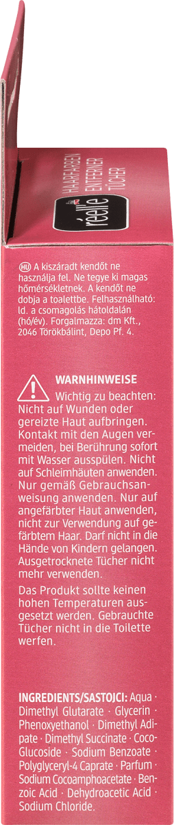 Haarfarbenentfernertücher, 7 St