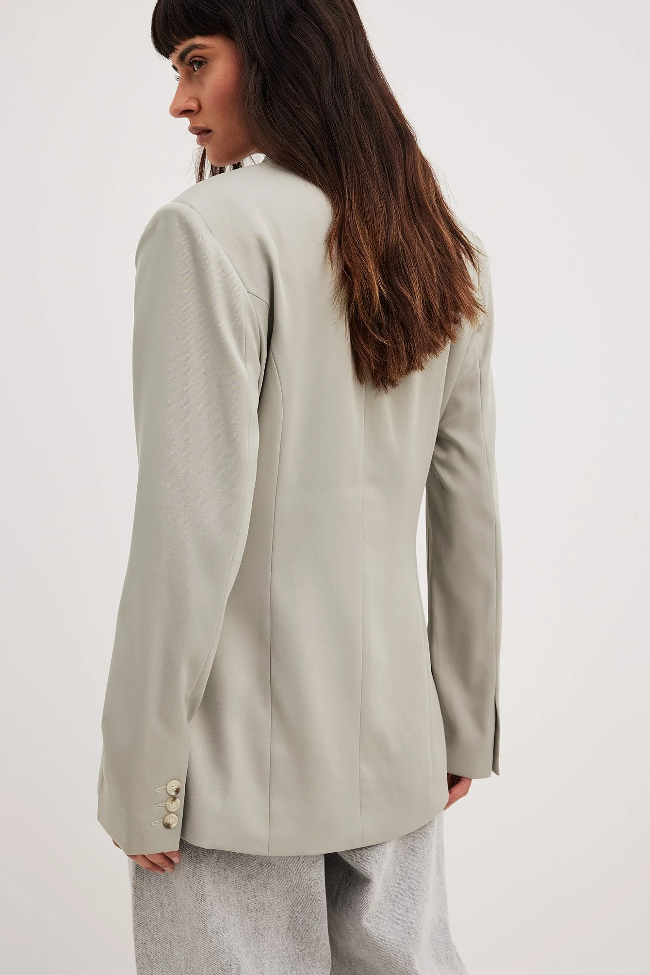 Taillierter, zweireihiger Blazer
